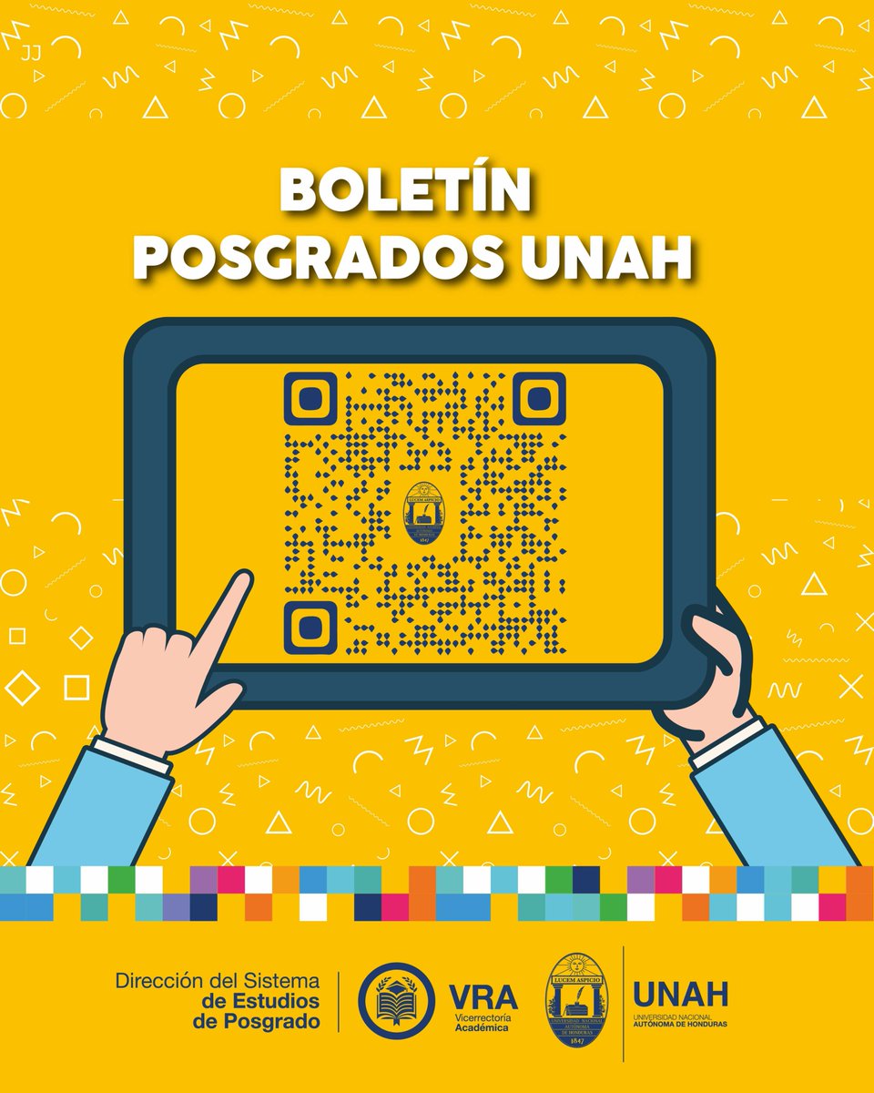 📢 Ya está disponible el Boletín de Posgrados UNAH – Edición Mayo 2025 📘
Conoce lo más destacado del mes: ferias, encuentros académicos, convocatorias y casos de éxito.
🧠 Léelo y suscríbete aquí 👉 posgrados.unah.edu.hn/boletin-de-pos…

#PosgradosUNAH #UNAHNuevaHistoria