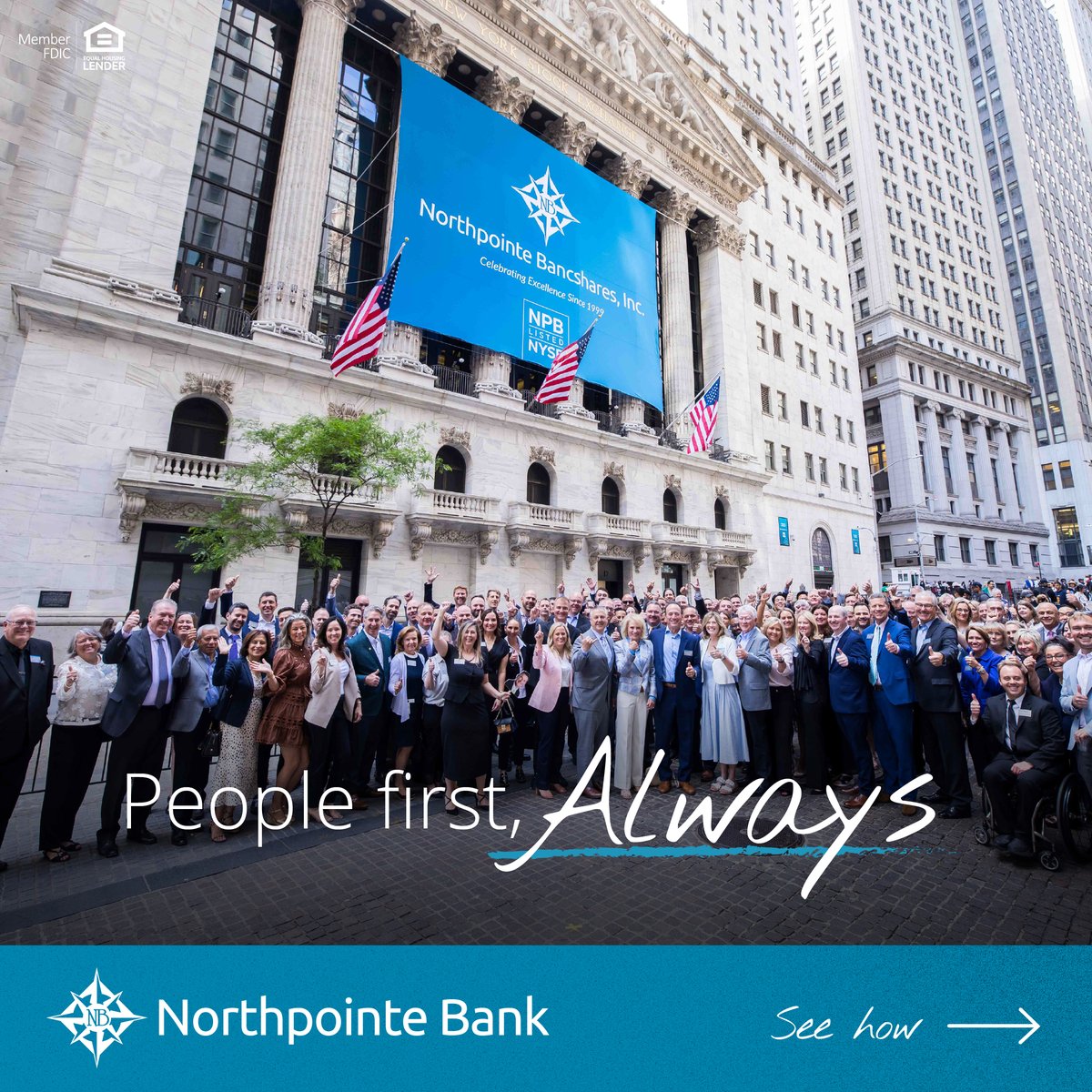 NorthpointeBank's tweet image. At Northpointe, people are the heart of everything we do. We empower our loan officers with the tools, support, and freedom to succeed and thrive.

Visit northpointe.com/join to unlock your potential!

#PeopleFirst #NorthpointeBank #JoinOurTeam #WorkWithPurpose