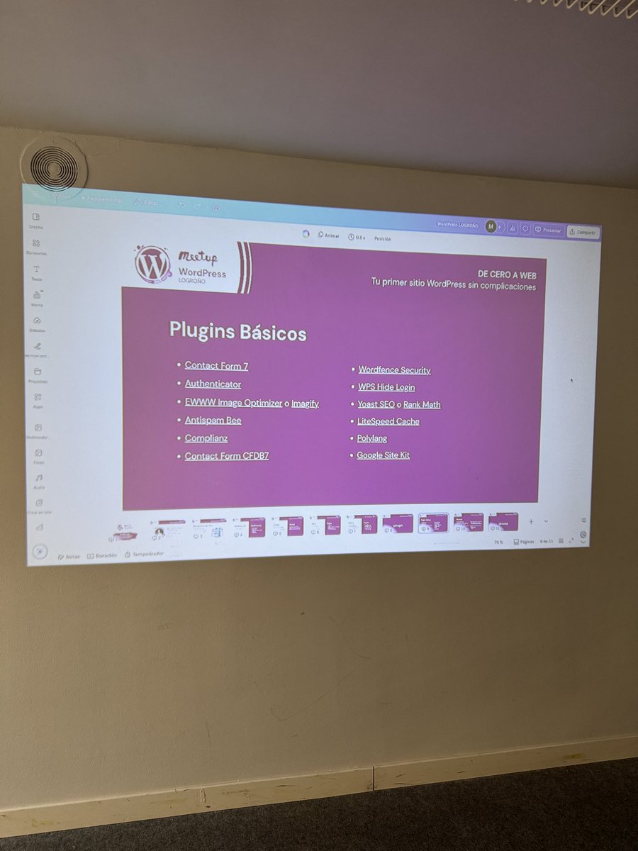 Hablemos de plugins 🤔

No hace falta poner todos los del mundo mundial.

Pocos pero bien elegidos 😬

#WordPress