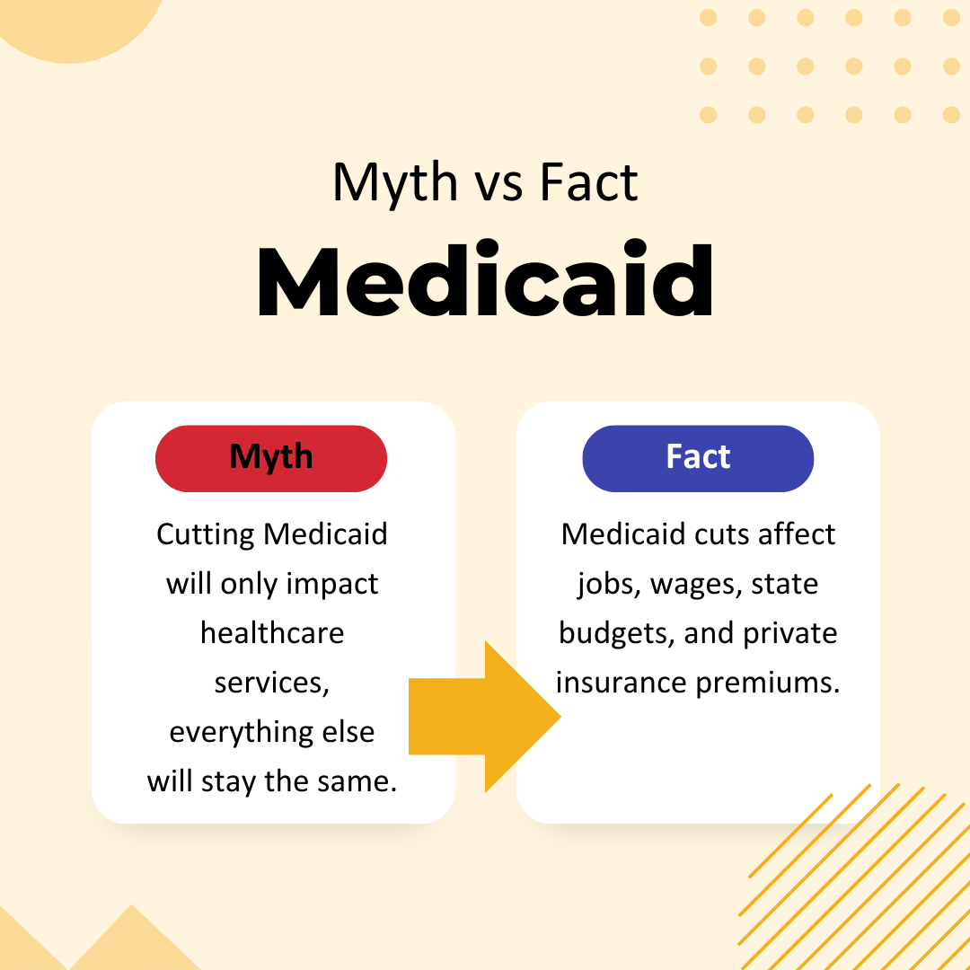 azhospitalassn's tweet photo. Think Medicaid cuts only affect healthcare? Think again.
Cuts to Medicaid ripple across the entire economy. In Arizona, $1 billion in Medicaid cuts could mean over 36,000 jobs lost. ⚠️
#MedicaidFacts #EconomicImpact #AZeconomy #HealthcareEconomy #AzHHA #ProtectMedicaid https://t.co/zERbPGNd1H