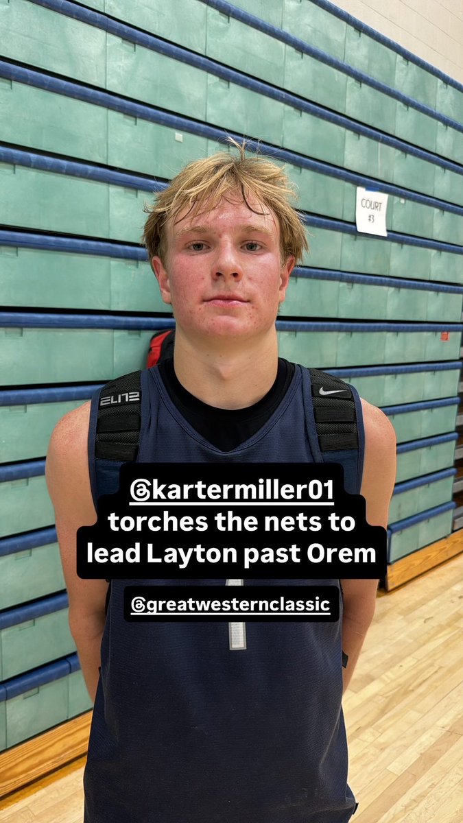 Dean Armstrong (@deanmakestuff) on Twitter photo Yesterday I got to get out and watch <a href="/Kartermiller13/">Karter Miller</a> and Layton play twice. Karter went out and scored 25+ in both outings.
What stood out to me was Karterâs ability to create for himself, and for others. He is an exceptional playmaker. Look for Karterâs recruiting to skyrocket! Yesterday I got to get out and watch <a href="/Kartermiller13/">Karter Miller</a> and Layton play twice. Karter went out and scored 25+ in both outings.
What stood out to me was Karterâs ability to create for himself, and for others. He is an exceptional playmaker. Look for Karterâs recruiting to skyrocket!