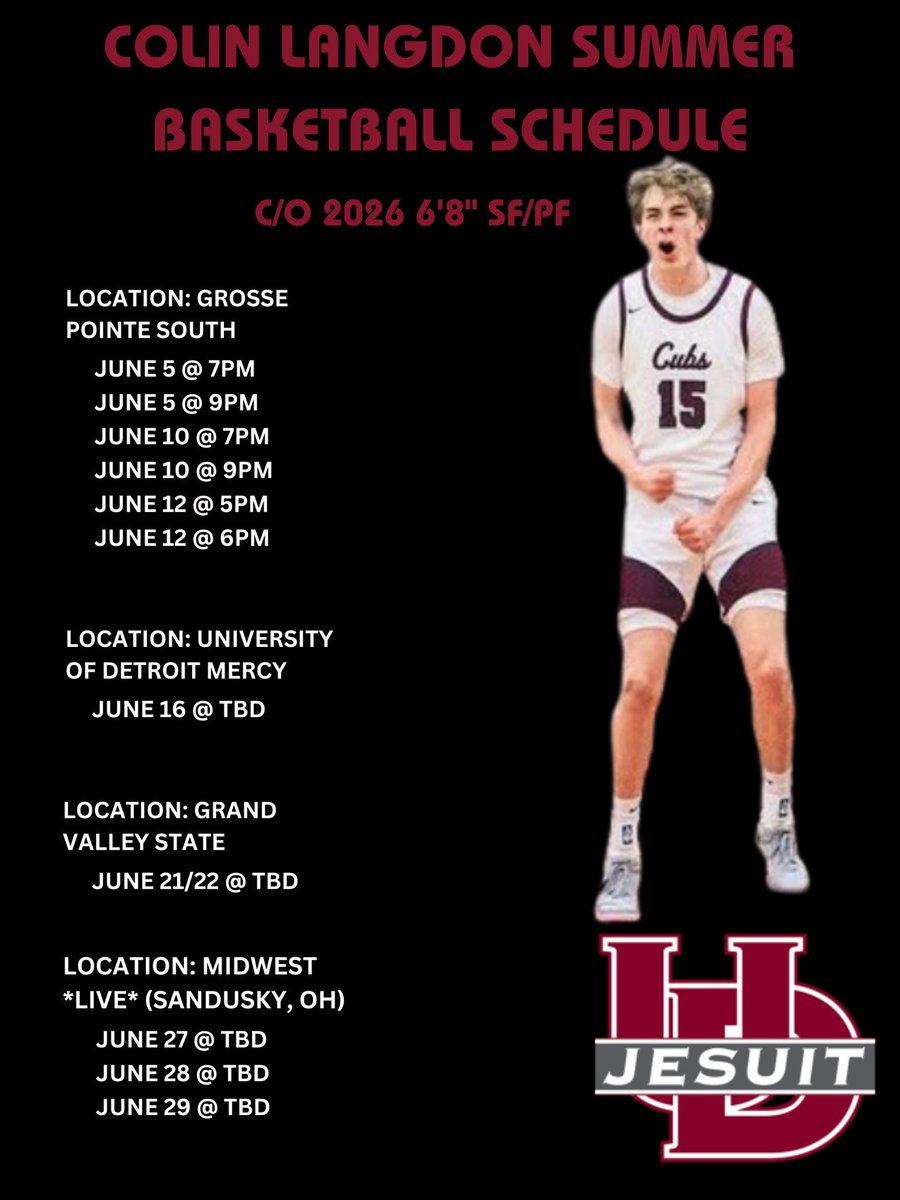 Colin Langdon (@cj_langdon1) on Twitter photo Excited to have a big year, come check me out! <a href="/UDJBasketball/">U of D Jesuit Basketball</a> <a href="/TheDZoneBBall/">The D Zone Basketball</a> <a href="/jgilbertsport/">Jonathon Gilbert</a> <a href="/HankampScott/">Scott Hankamp</a> <a href="/BrzezinskiAlec/">Alec Brzezinski</a> <a href="/iam_TOntario/">Tarioo</a> <a href="/PersuitUnited/">United Persuit</a> Excited to have a big year, come check me out! <a href="/UDJBasketball/">U of D Jesuit Basketball</a> <a href="/TheDZoneBBall/">The D Zone Basketball</a> <a href="/jgilbertsport/">Jonathon Gilbert</a> <a href="/HankampScott/">Scott Hankamp</a> <a href="/BrzezinskiAlec/">Alec Brzezinski</a> <a href="/iam_TOntario/">Tarioo</a> <a href="/PersuitUnited/">United Persuit</a>