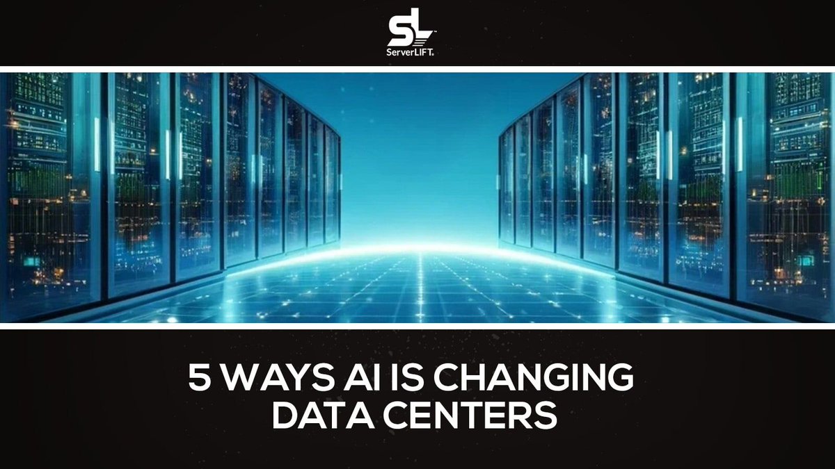 ServerLIFT's tweet image. AI has transformed the data center industry in several ways. Data centers have adapted their strategies in interesting ways. 

bit.ly/4kfPC4d 

#DataCentersAI #AI #HowAreDataCentersAdaptingToAI