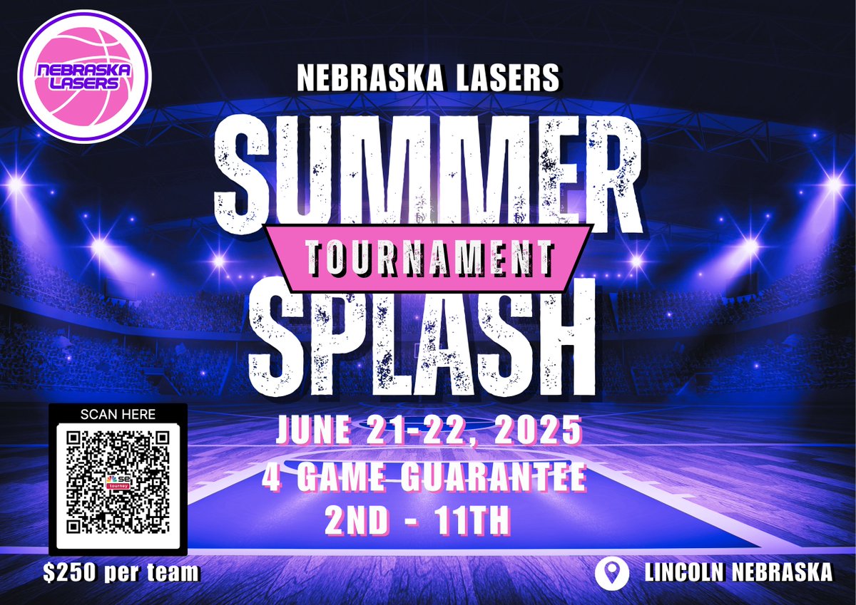 Just a few days left to register for our Girls Only Summer Splash Tournament.   This will be our biggest tournament so far with limited spots remaining.