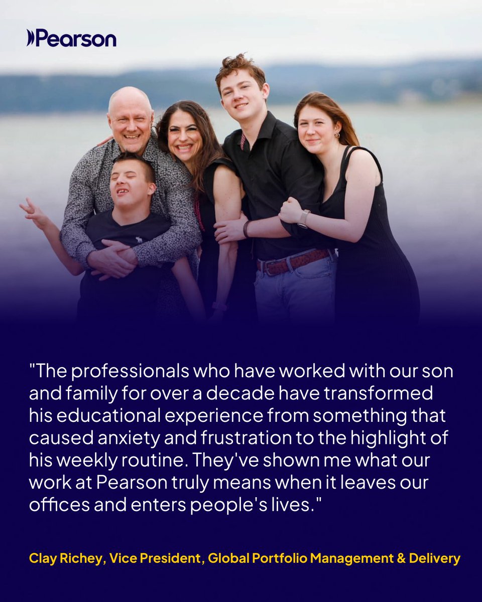 "The tools I helped bring to market became the ones my family needed," shares Clay Richey, VP at Pearson.

As we prepare for the #AutismVirtualSummit, Clay reflects on his son's Autism diagnosis and how it takes a village to make meaningful progress: spr.ly/60124DRci