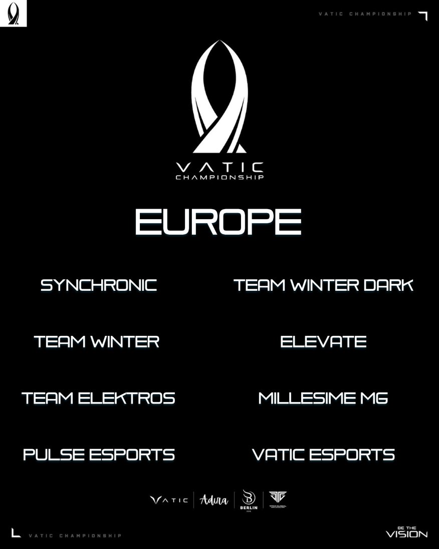 Made it to the top 8 of Europe. Excited to be advancing to the groupstage of the Vatic Championship ( with 2 teams 🫡 )

Stay frosty. ❄️
