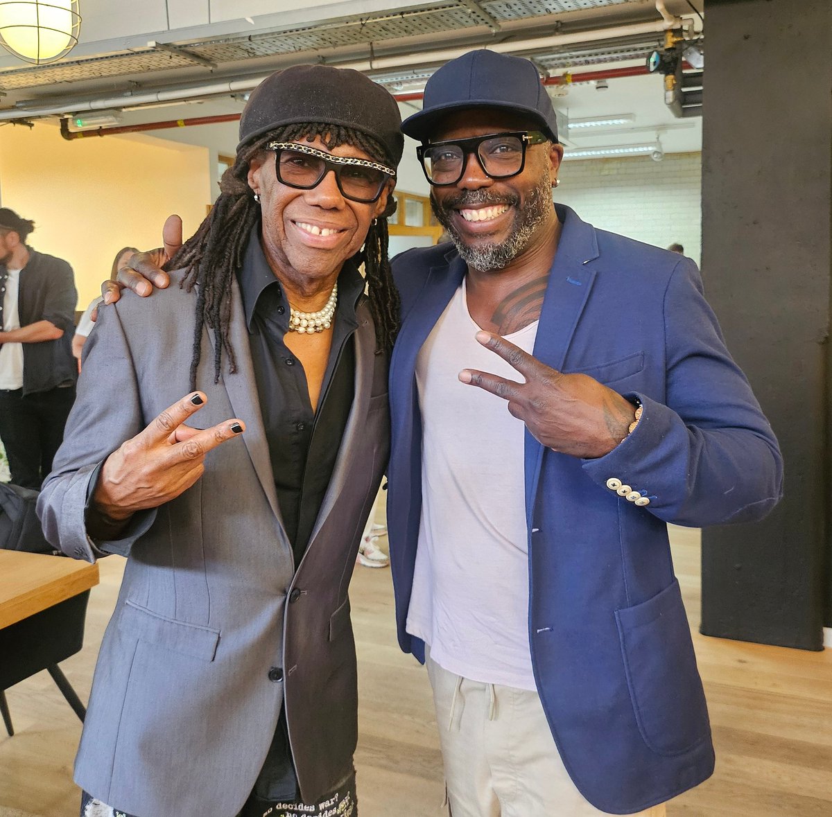 Great meeting Nile Rogers at the Cancer Awareness Trust office, showcasing the incredible work they're doing in the cancer space.

It was also a pleasure to speak with Nile about CBC &amp; reflect on the support he’s shown us. Grateful for the connection &amp; continued collaboration.