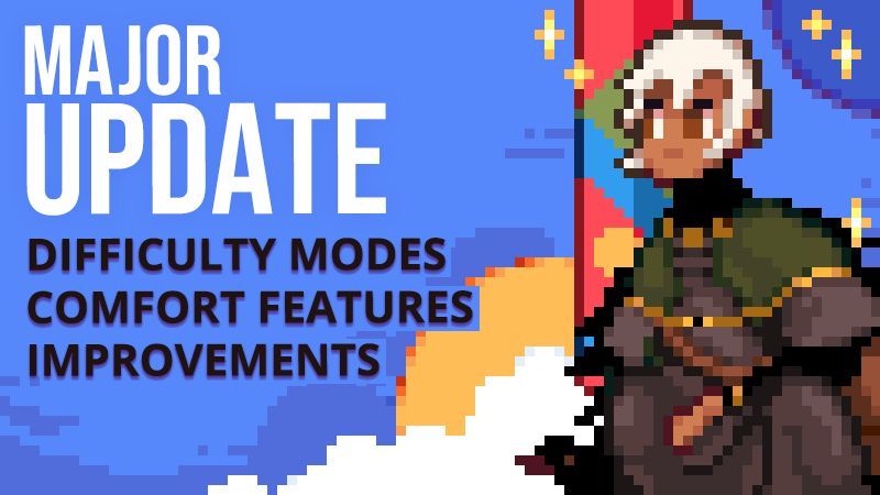 The magical pixel art platformer Magical Delicacy gets a v1.2 update with new difficulty settings and comfort features. The game features an enchanting score by Dale North and is available now: store.steampowered.com/news/app/22311… #gamemusic #vgm #indiegame #indiegamedev #gamedev