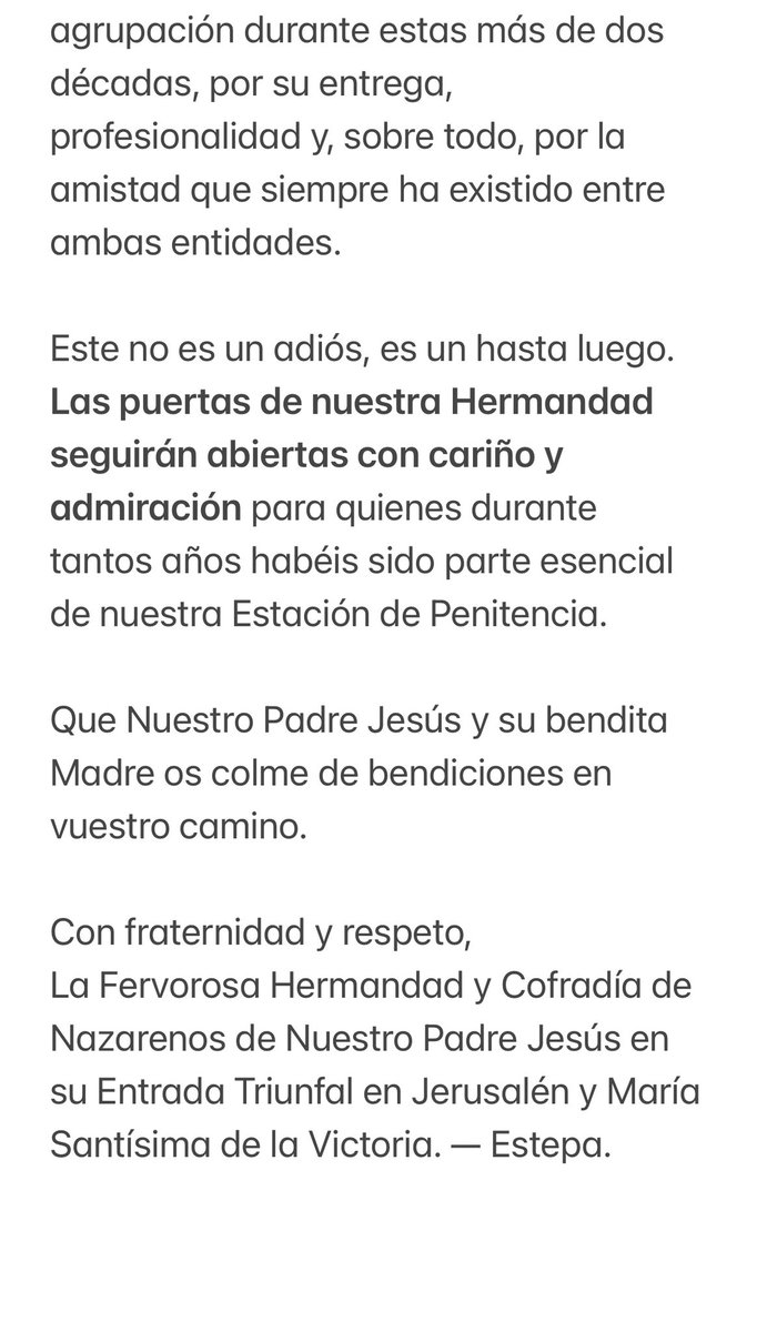 COMUNICADO OFICIAL.