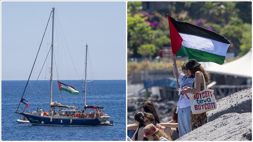 Ilangabet's tweet photo. 🚨 THREAD – Les militants du Madleen sont en danger de MORT.

Un lieutenant-colonel de Tsahal menace @GazaFFlotilla en évoquant l'opération de 2010, au cours de laquelle 9 personnes avaient été tuées dont 5 de balles dans le dos.

Rappel de ce qu'il s'était passé. ⤵️ https://t.co/nHubTX9iUV