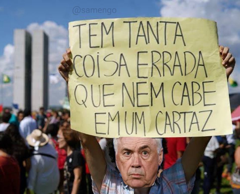 Ancelotti no vestiário