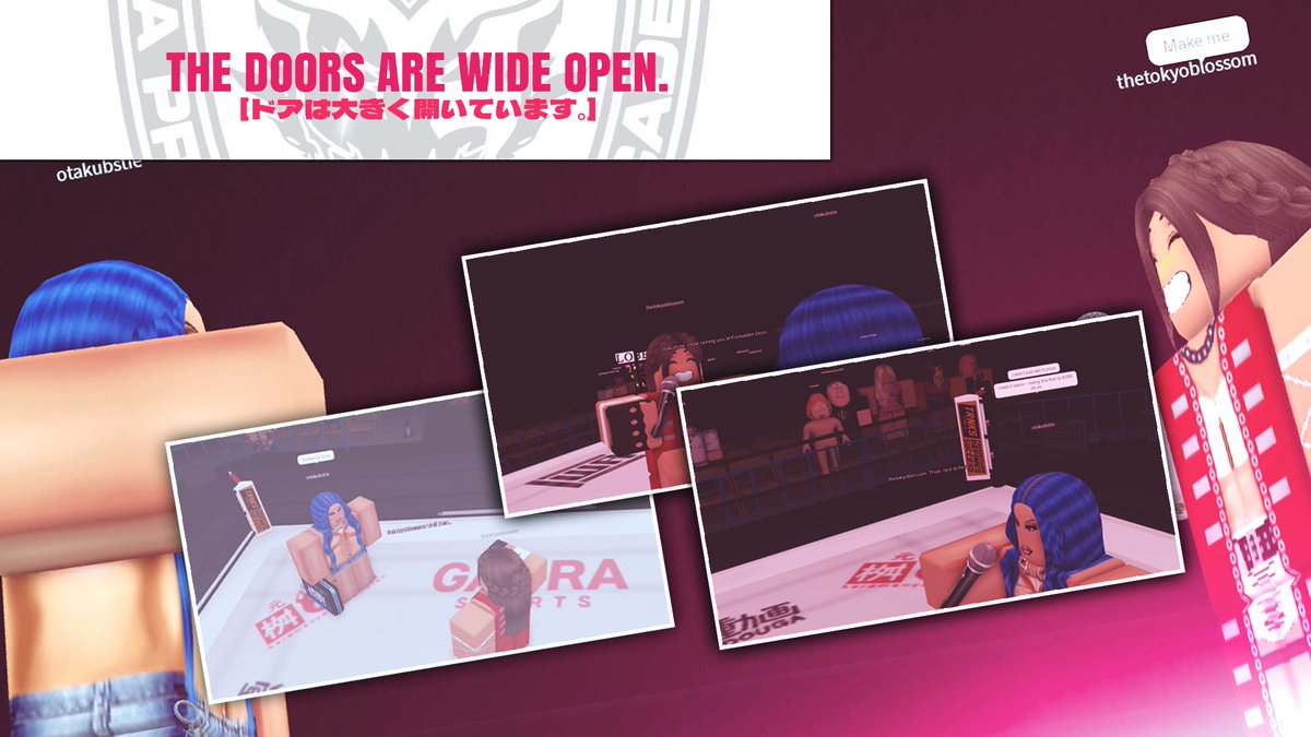 【RECAP】2025.6.03
ドアは大きく開いています。 Another crossover matchup OCCURS as <a href="/JayleneParkRBLX/">Jaylene Park 박제린</a> has her wish granted to fight at FORBIDDEN DOOR against LWA's finest, @bankonnit! 

// JAYLENE PARK VS. SAMMY BANKS //
