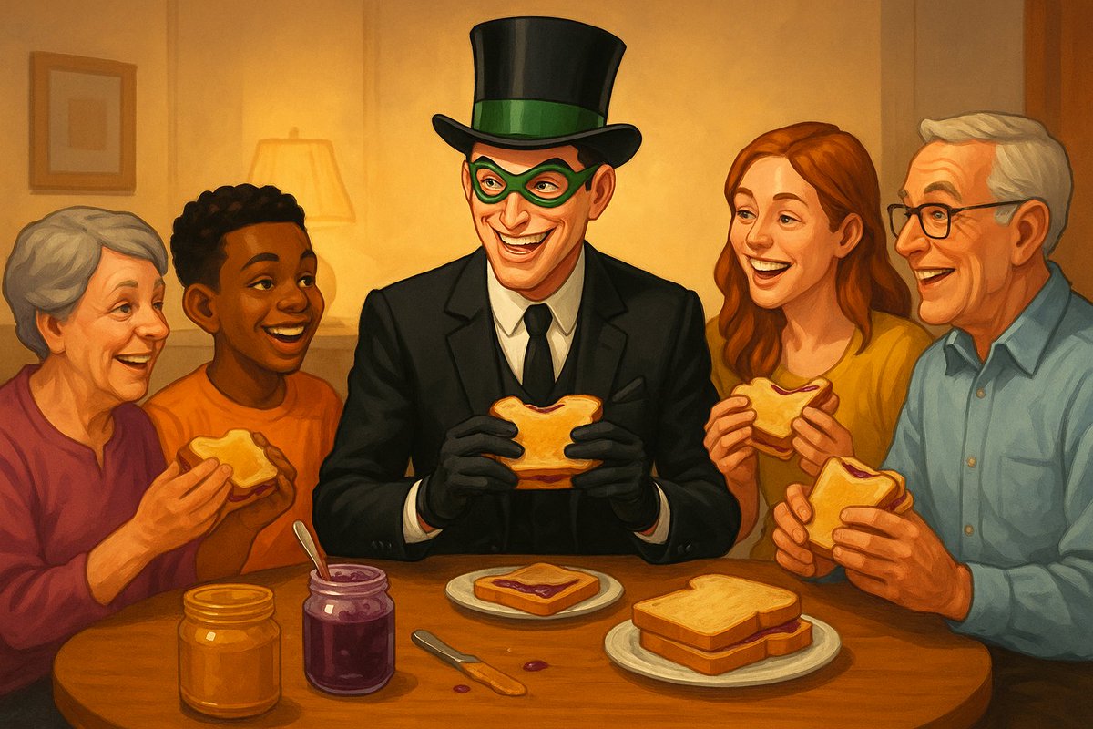 ChiomaObia91597's tweet photo. In a world of charts and codes, we bring soul.Around the table suits, laughter, and PBJ we build more than wealth. We build bonds.
The Riddler leads with wit, but the real power is in the people.
Smart minds. Full hearts. Sticky fingers.@TheRiddler_xrd $RDL #PBJS @radixdlt https://t.co/G0AcAC9x12