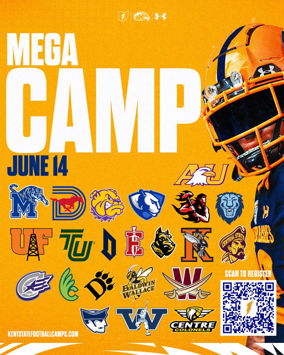 I will be attending the Kent State Mega Camp on June 14th <a href="/Middie_Football/">Midview Football</a>