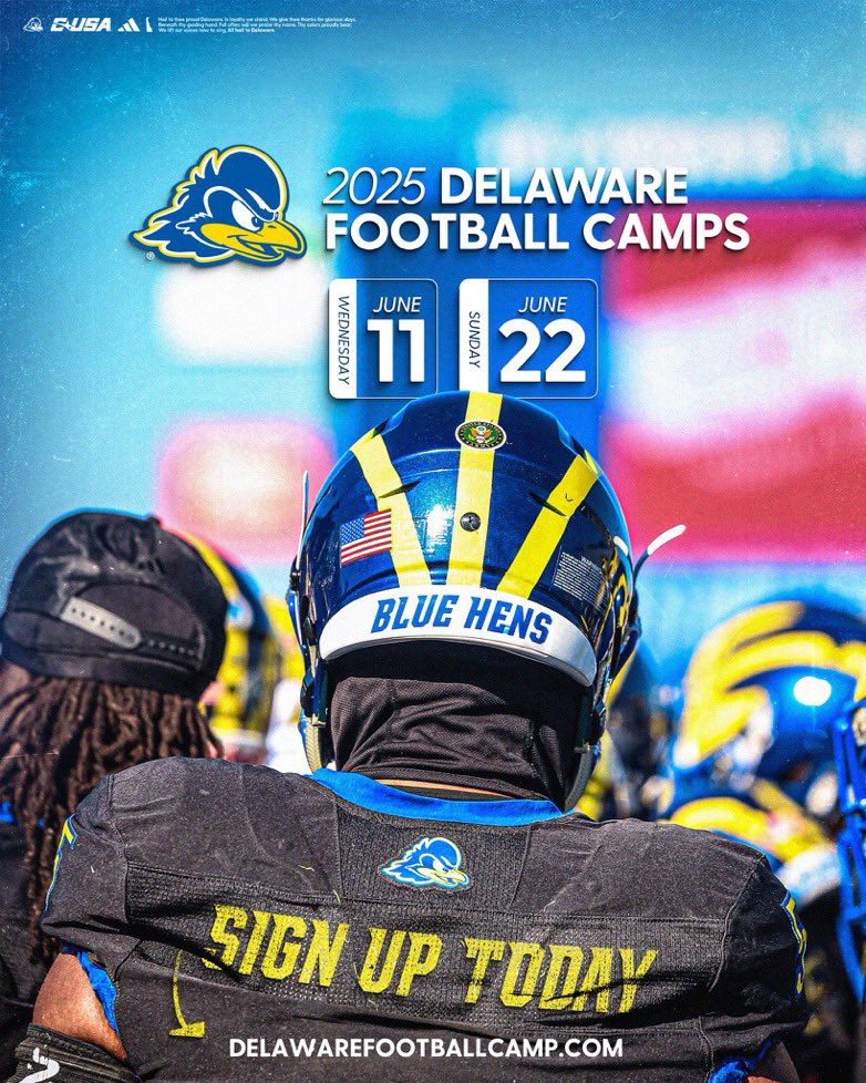 Jake Lund 2027 (@jakelund18) on Twitter photo I will be camping and visiting at the University of Delaware on 6/22/2025. It’s official! #HENergy <a href="/Delaware_FB/">Delaware Football</a>
<a href="/Rocco_DiMeco/">Rocco DiMeco</a> <a href="/Smith_gs13/">Garrett Smith</a>
<a href="/EHTFB_Eagles/">EHT Football</a> <a href="/CoachMove/">Move $canlón</a> I will be camping and visiting at the University of Delaware on 6/22/2025. It’s official! #HENergy <a href="/Delaware_FB/">Delaware Football</a>
<a href="/Rocco_DiMeco/">Rocco DiMeco</a> <a href="/Smith_gs13/">Garrett Smith</a>
<a href="/EHTFB_Eagles/">EHT Football</a> <a href="/CoachMove/">Move $canlón</a>