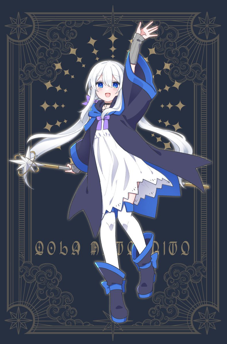 白髪青目屋さんです #我ながら天才的なキャラデザ4選 