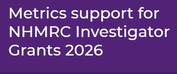 UQ_Library's tweet image. Attend our Research Engagement and Impact Evidence for the NHMRC Investigator grant workshop and learn where to find evidence of impact of your publications
📅 Wed 25 June
⏰ 10-11am online
Register here: bit.ly/4klVXLo