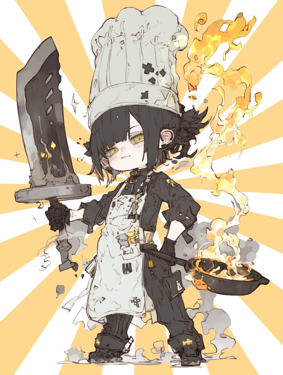 おはようございます☀️今日は６月６日...といえばかわいいコックさん🍳イラスト生成間に合わなかったので、手書きとnijiです✏️