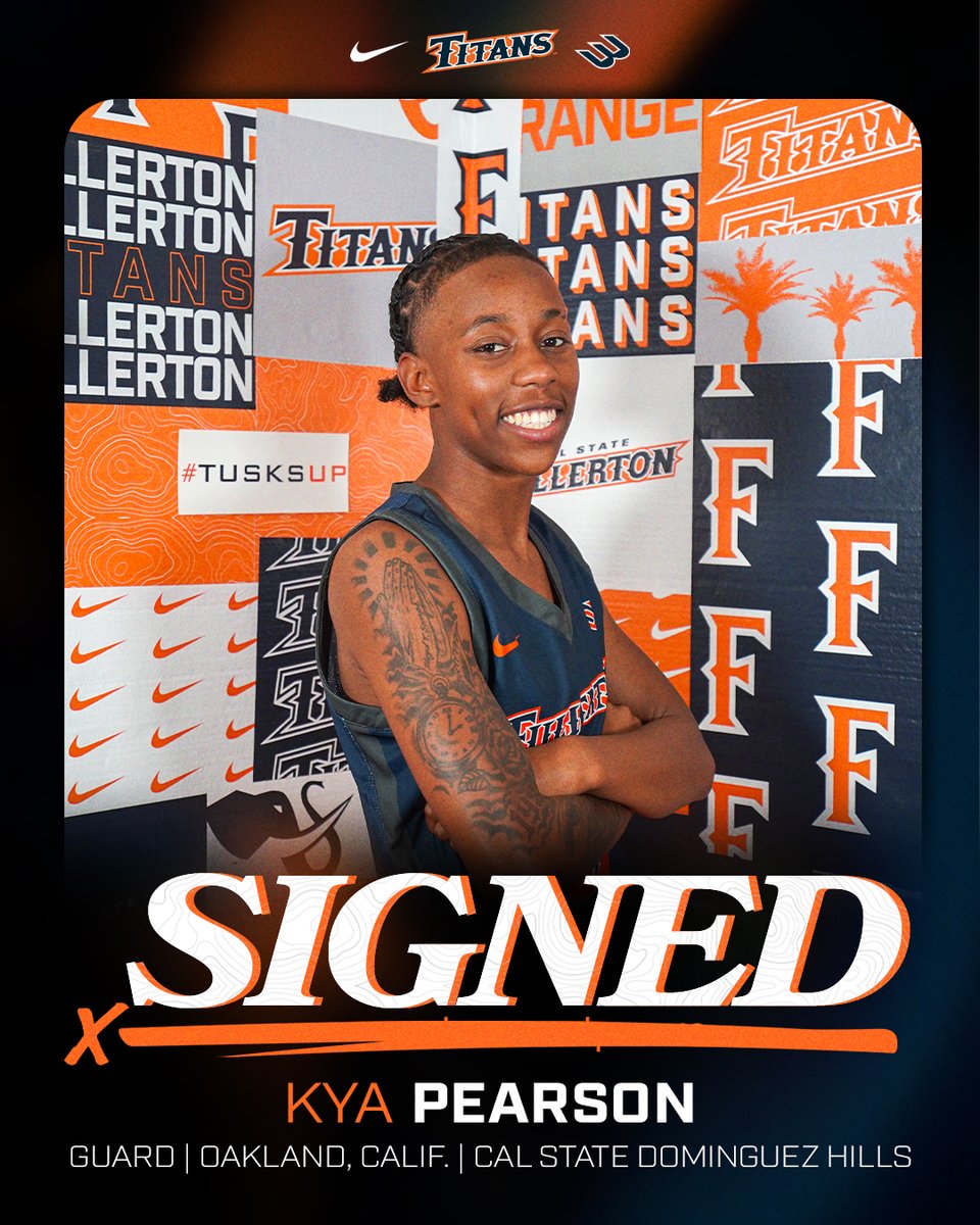 FullertonWBB's tweet image. 𝐎𝐟𝐟𝐢𝐜𝐢𝐚𝐥𝐥𝐲 𝐒𝐢𝐠𝐧𝐞𝐝 ✍️ 

Bringing a wealth of experience from stops at Laney College, Alaska Anchorage, and Cal State Dominguez

Please welcome Kya to the Titans Family!  

#TusksUp