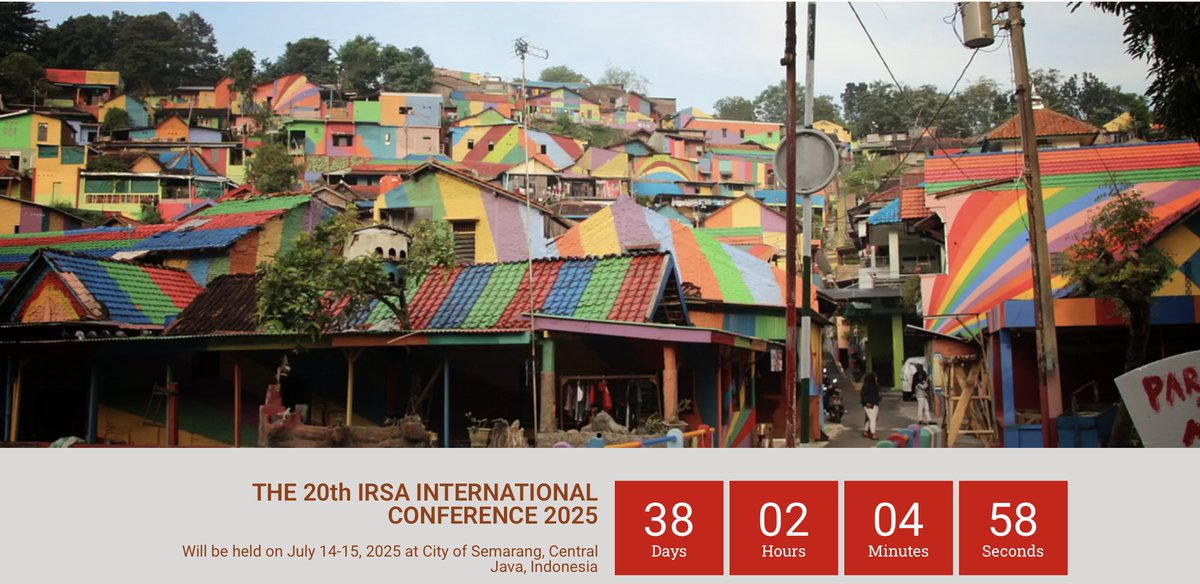 For those whose papers have been tentatively accepted for presentation at the 20th IRSA Conference, the deadline to pay the registration fee is 8 June 2025 at 5:00 PM WIB. Failure to do so will result in your paper not being included in the final program.
semarang2025.irsa.or.id/registration/