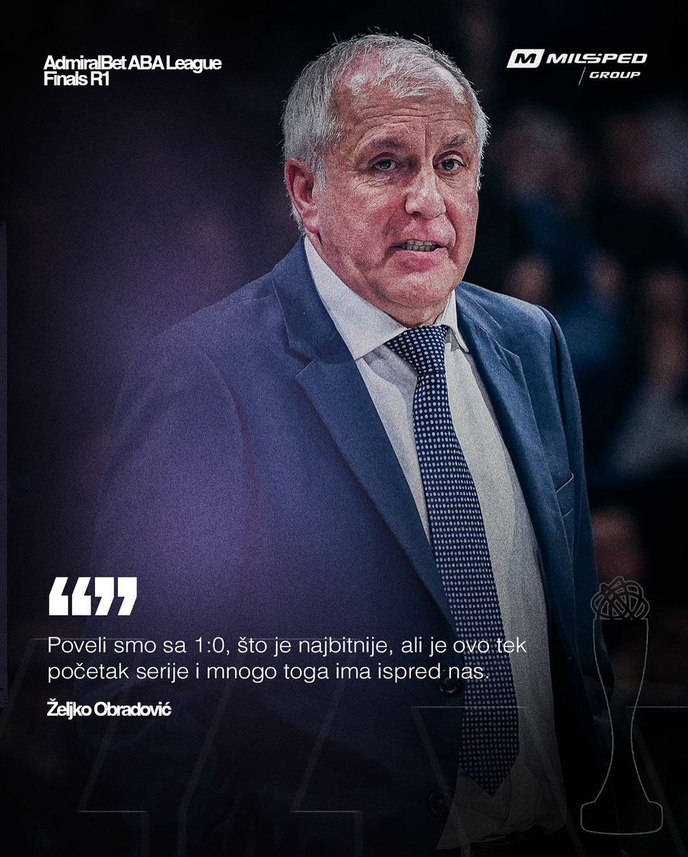Produžetak i preokret za pobedu u prvom meču finalne serije!⚫️⚪️

🗣️ partizan.basketball/vesti/aktuelno…

#KKPartizan #ABALiga