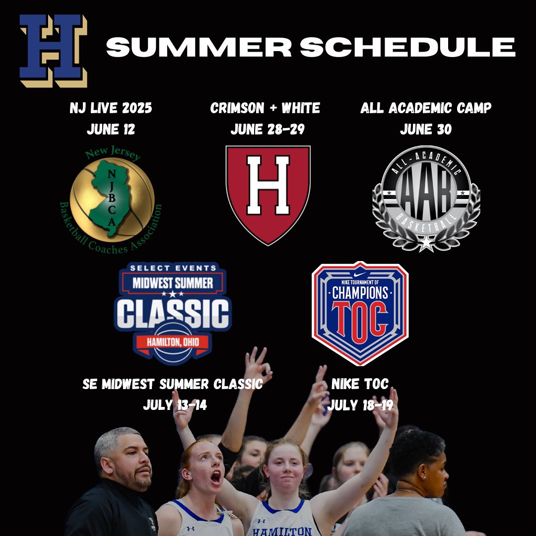 HamCollWBBall's tweet image. Summer stops on the recruiting trail!