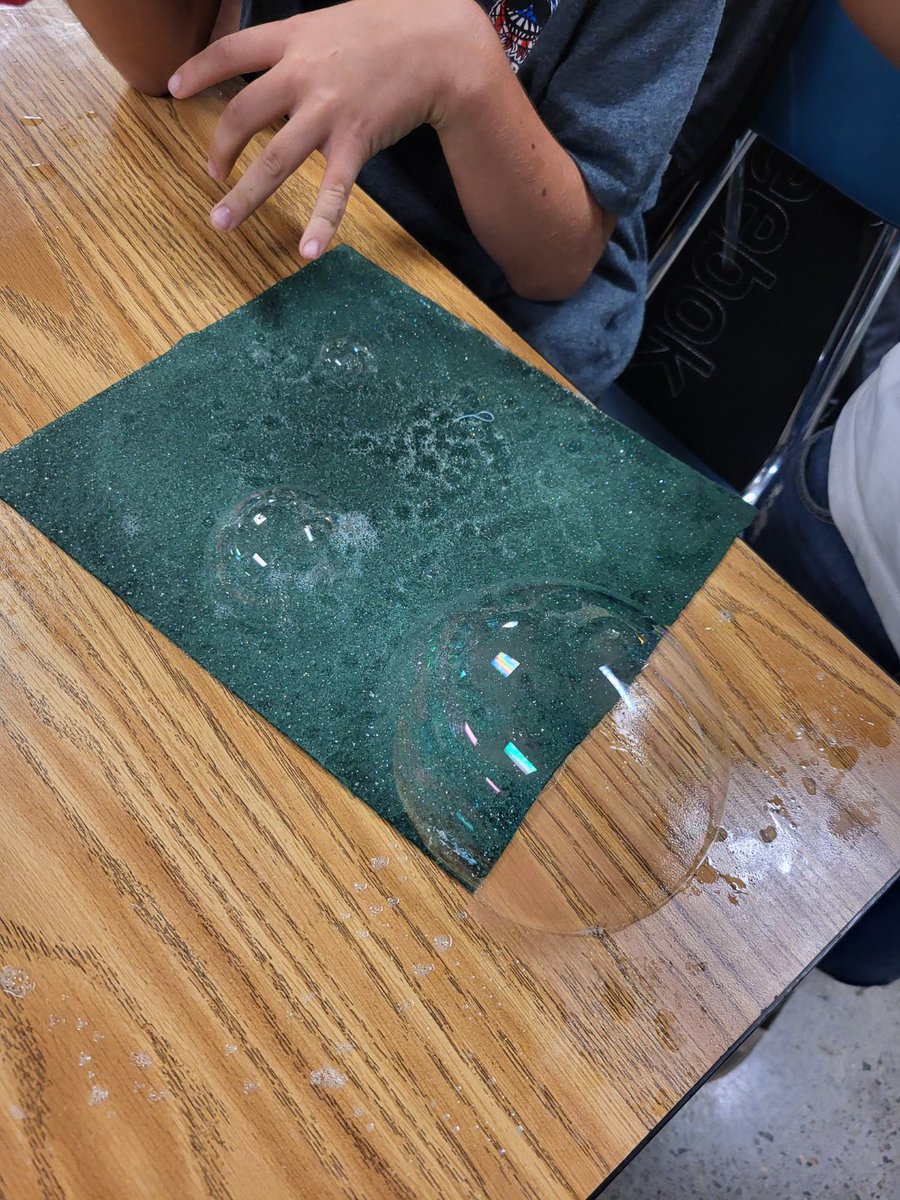 StaciGibby's tweet photo. SCS Summer Learning Camp showcase: Ms. Goforth's rising 3rd graders-
Our Stem Project was to see which solution made the best bubble.  Then we tested landing  our bubbles on different surfaces. https://t.co/8AXlAN3BuX