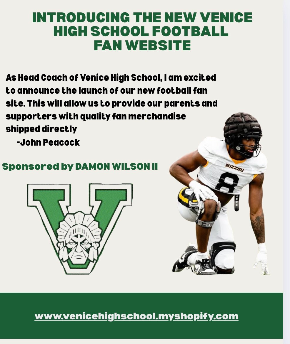 Team Store!! #ItsJustDifferentHere

venicehighschool.myshopify.com