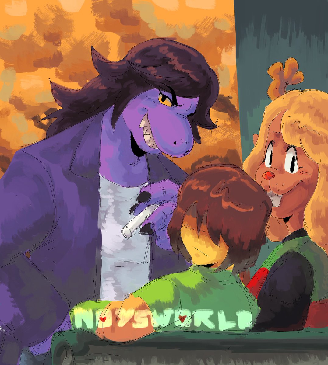 NOYSWORLD's tweet image. FEELS LIKE HOME(town)
#DELTARUNE