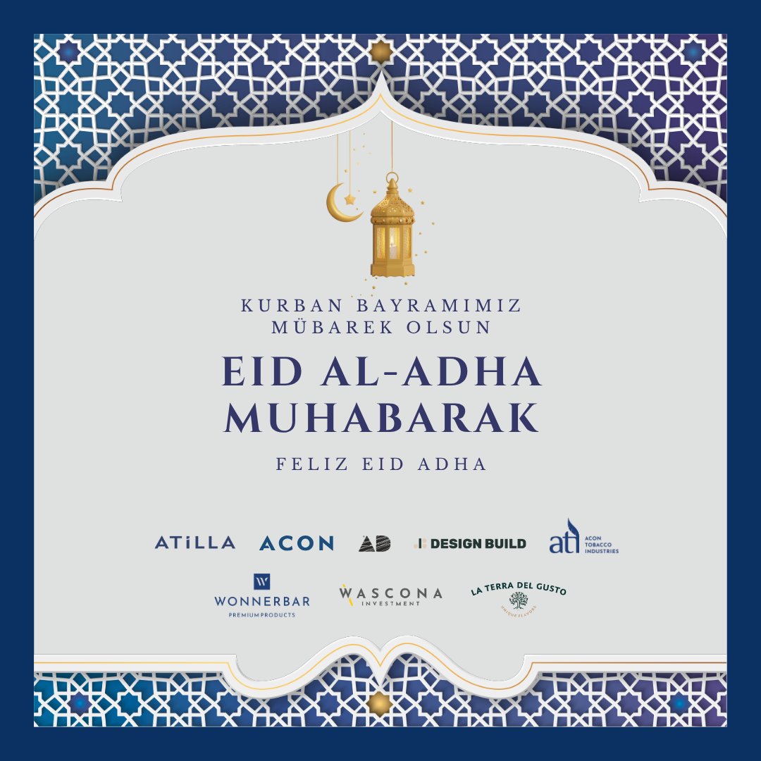 May this Eid al-Adha bring peace, prosperity, and meaningful togetherness to all. Wishing you a blessed and joyful holiday.

#KurbanBayramı #BayramınızMübarekOlsun #EidMubarak #EidAlAdha #BlessedEid #MutluBayramlar #FelizEid #FiestaDelSacrificio #HappyEid #HayırlıBayramlar