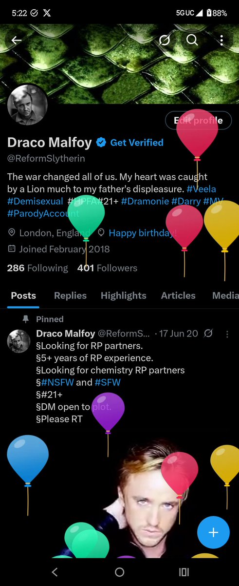 Draco Malfoy (@reformslytherin) on Twitter photo 