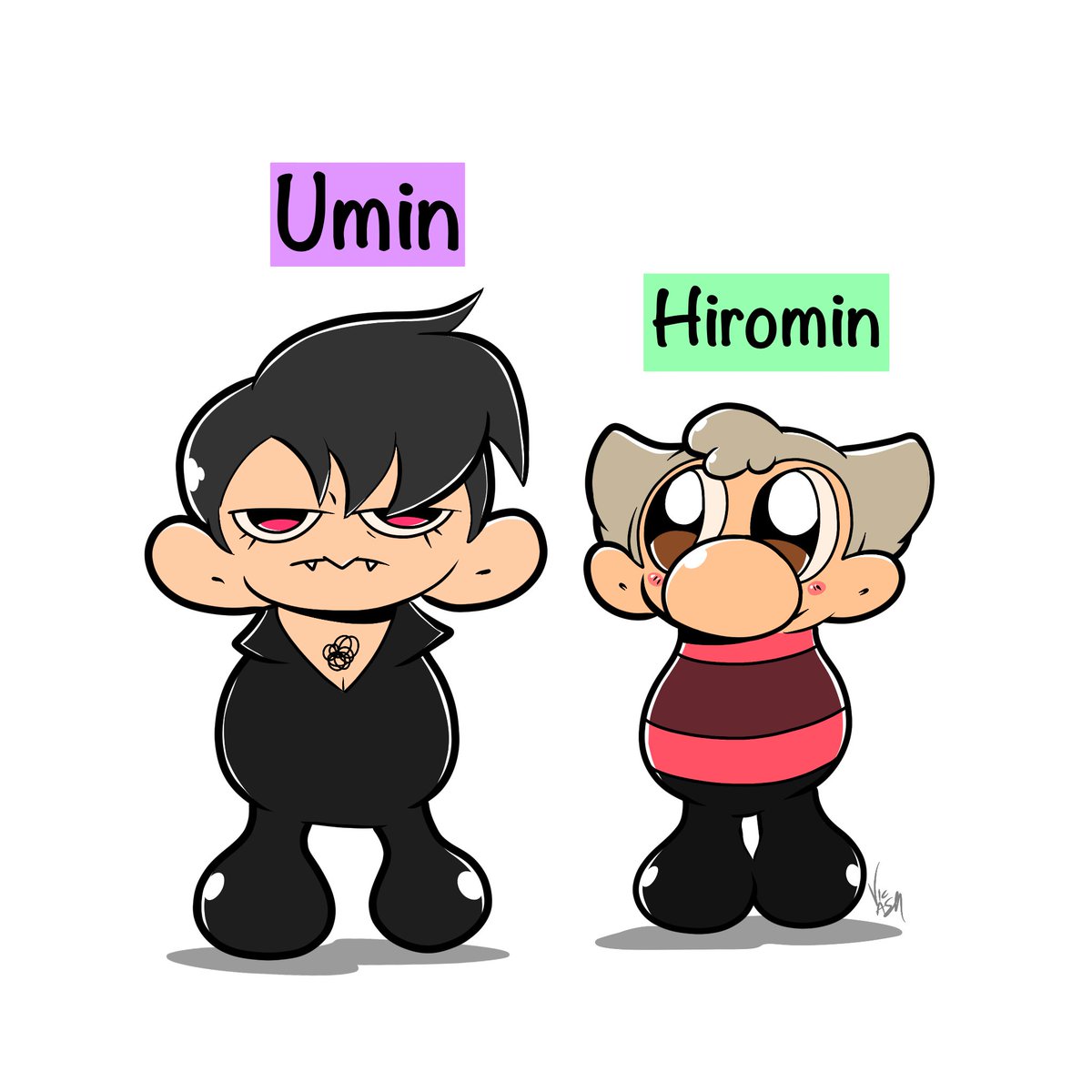 victorian_ash's tweet photo. Uni is tight rn so I don't have a lot of time to draw fanart, but I can offer you more Mins from my AU.

#ATB #AtomthebeginnMin #Tenmin #Umin #Hiromin https://t.co/jOHnAMUSSU