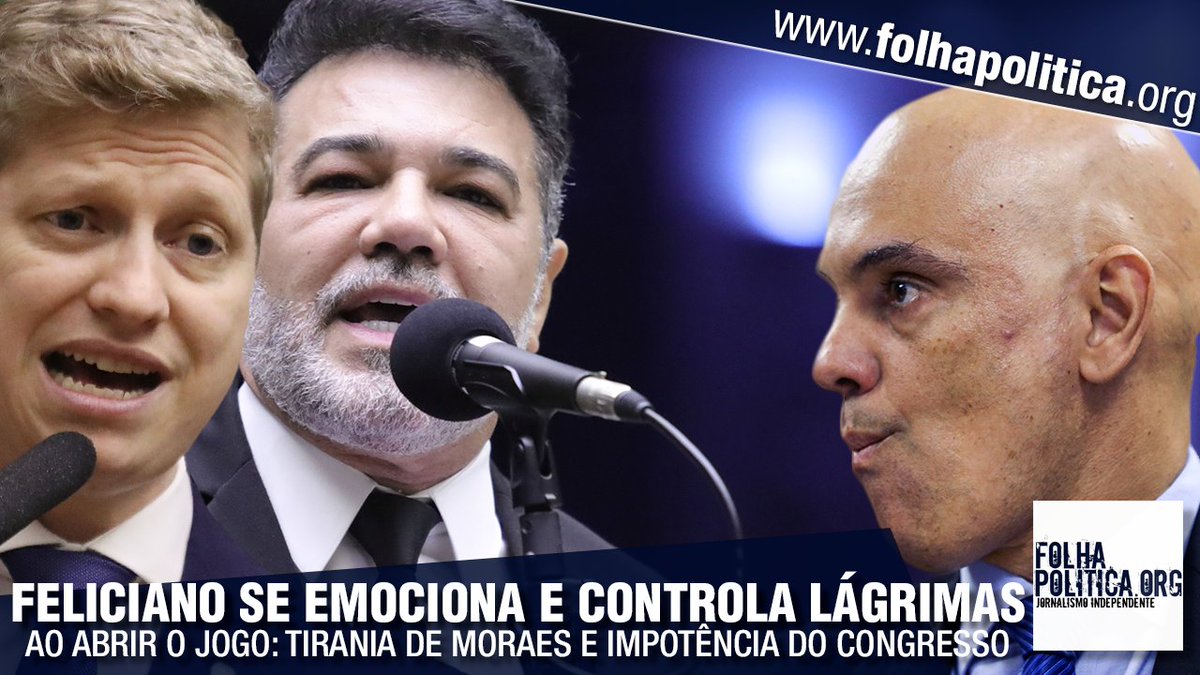 Deputado Marco Feliciano se emociona e controla lágrimas ao abrir o jogo sobre tirania de Moraes, do STF, e impotência do Congresso youtu.be/pKrxQlFYUSk