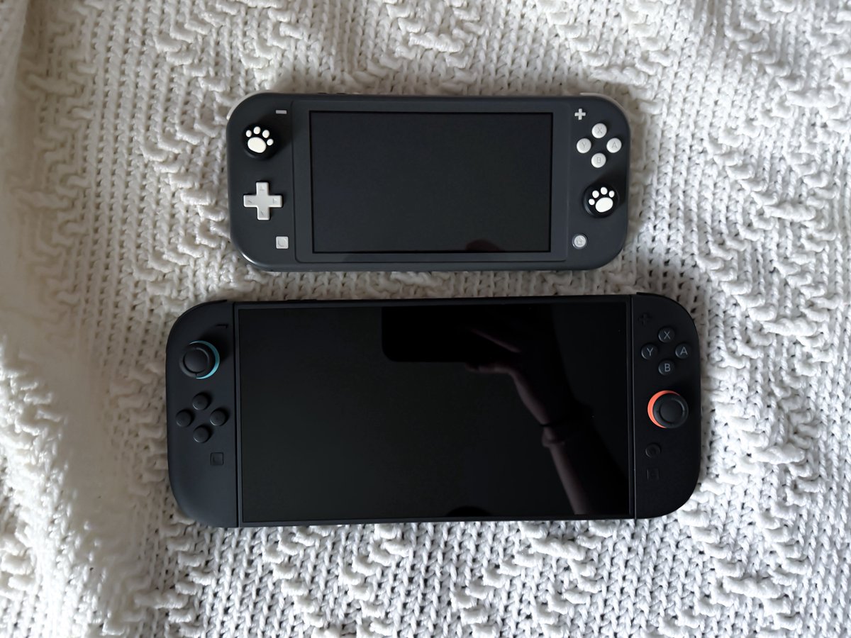 my Switch Lite vs Switch 2!!!