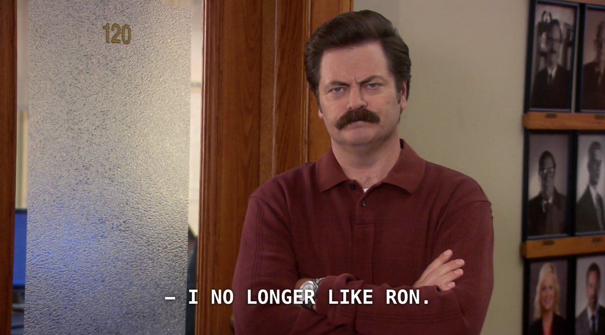 out of context parks and rec tweet media