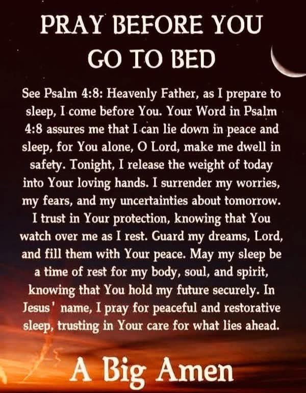 Evening prayer…
Shall we pray? 🙏 
In Jesus’ name…Amen ✝️🇺🇸