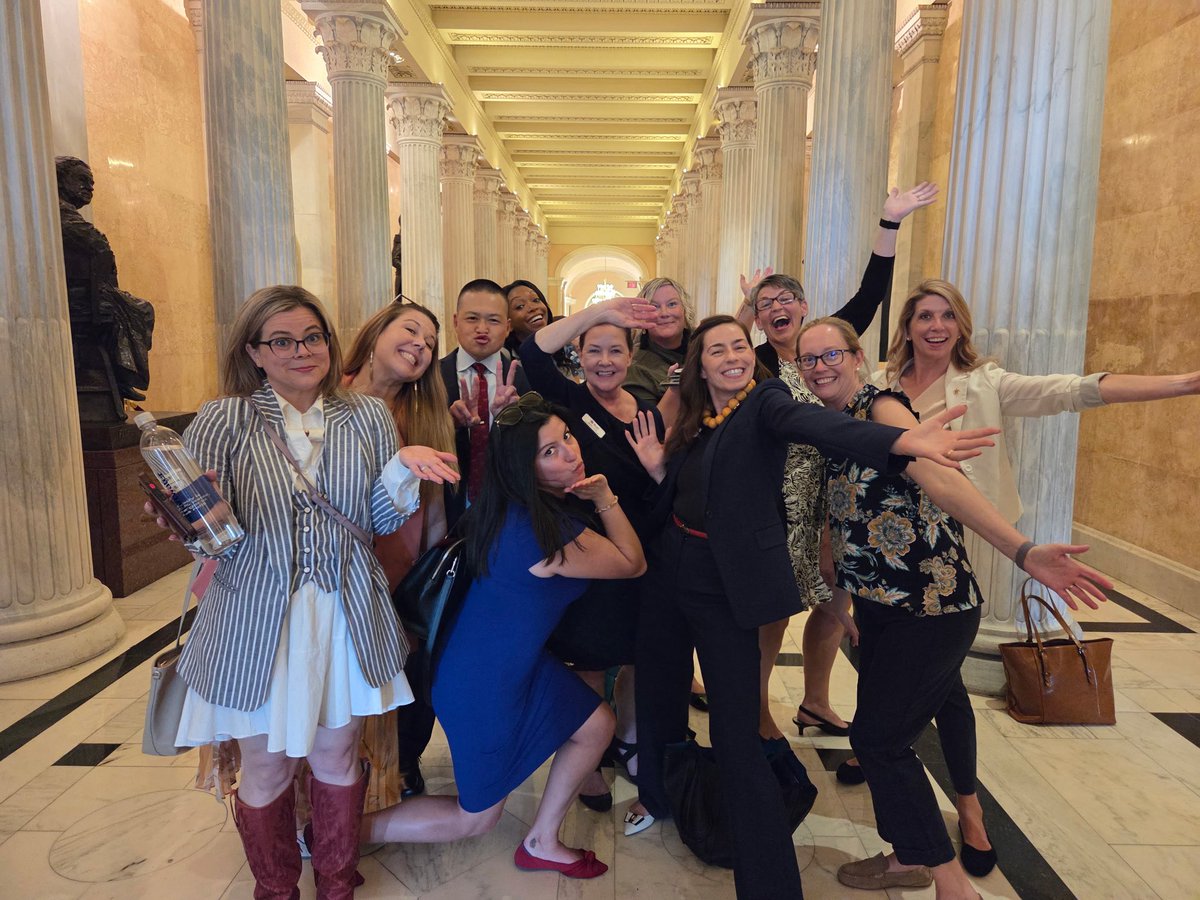 SallyV88's tweet photo. We are not a bit tired and delulu after spending two days advocating on the Hill! 🤪
 #BlueStarImpact #Advocacy #Partnership #BlueStarFamilies #Military #Veterans https://t.co/j6StMVYjTA