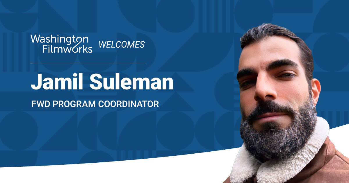 Washington Filmworks welcomes new staff member, Jamil Suleman!

Find his bio at washingtonfilmworks.org/about-us/staff