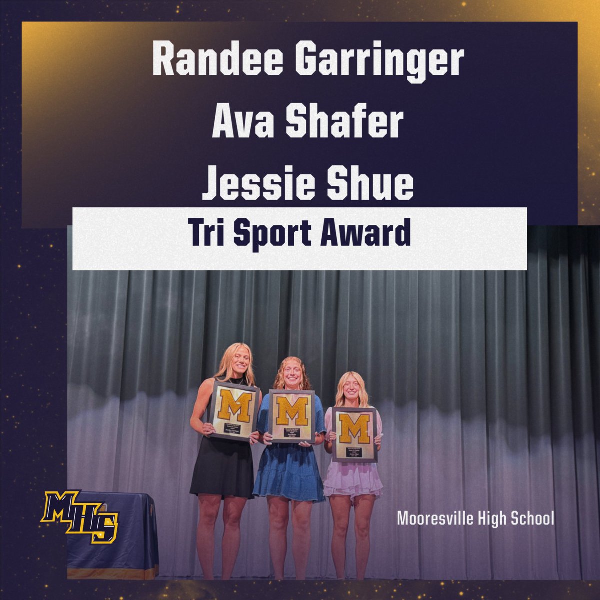 Congrats to the class of 2025 and the Senior Award Winners!
Athlete of the Year - Ava Shafer &amp; AJ DeFur 
Mid-State Medal of Honor - Reagan Bauer &amp; Brevon Burns
Scholar Athlete of the Year - Ella Davis &amp; Cody Evans
Tri Sport Athletes - Randee Garringer, Ava Shafer, &amp; Jessie Shue