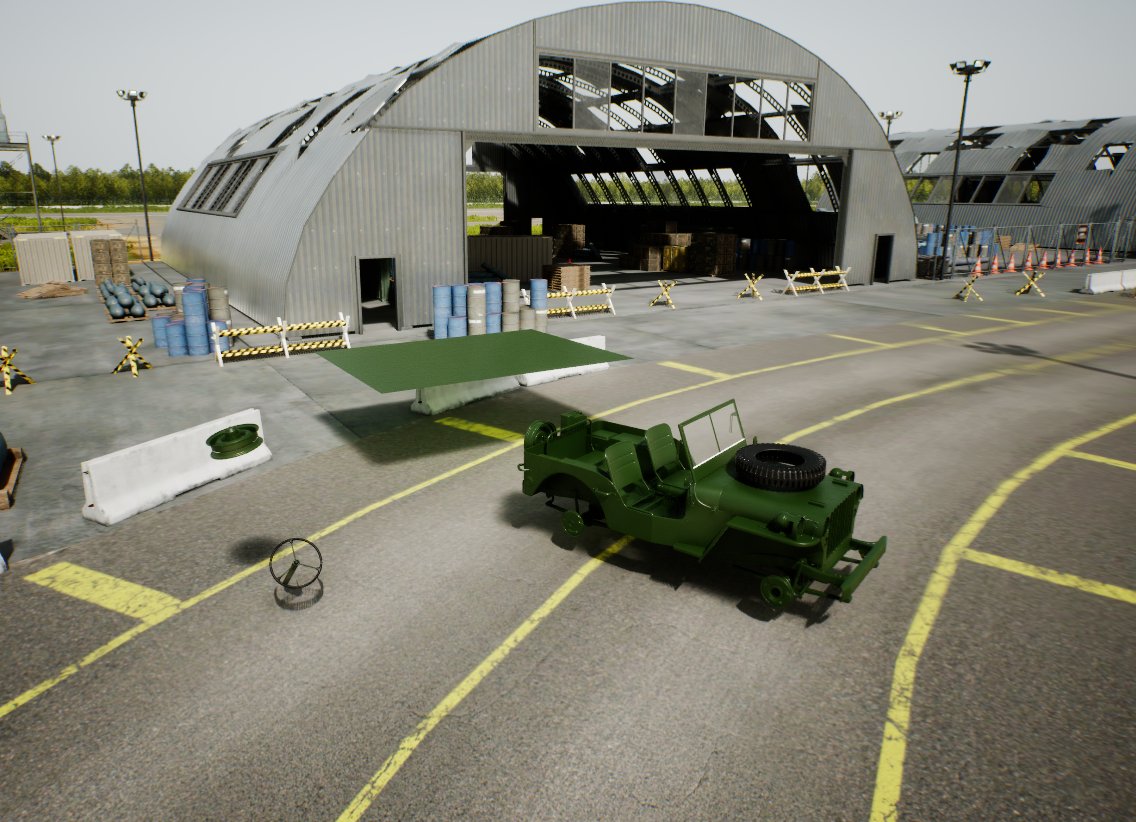 Working on transitioning a Willys Jeep from Blender to Unreal for a new animation for stream.  #animation #twitchstreamer #UnrealEngine5