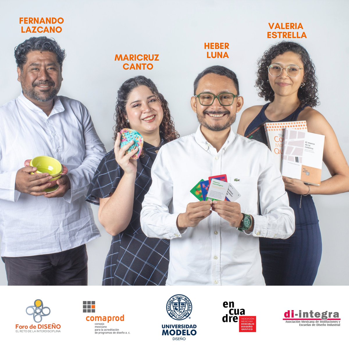 HeberLuna_'s tweet photo. Ⓜ️🟠 ¡Somos equipo! Coordinadores, docentes y personal de la #EscuelaDeDiseño de la Universidad Modelo Mérida vamos a estar presentes con 4 ponencias alucinantes ⚡️en el Noveno Foro de Diseño. 

#Diseño #Innovación #Puebla #NovenoForo #ForoDeDiseño #Enseñanza #EducaciónSuperior https://t.co/otACyYU8lB