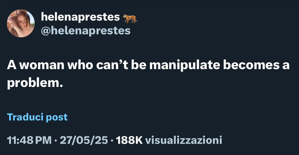 happyhelevier's tweet photo. Domani può succedere anche a te
Domani può succedere anche a tua sorella
Domani può succedere anche a tua figlia
Domani può succedere anche a tua nipote
#SiamoConTeHelena #HelenaSonoIo #Respect #Heleners #Helevier #Javi7 https://t.co/I2bSuvvzk3
