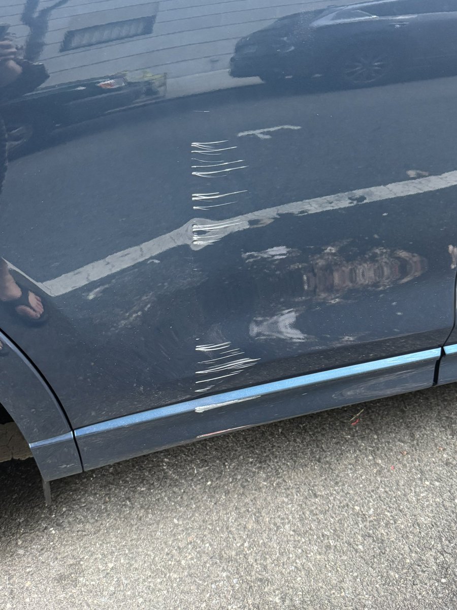 For a mere $550/month you can park a 1/4 mile from where you live in NYC and then have the garage guys do this to your car and deny it! 🙄