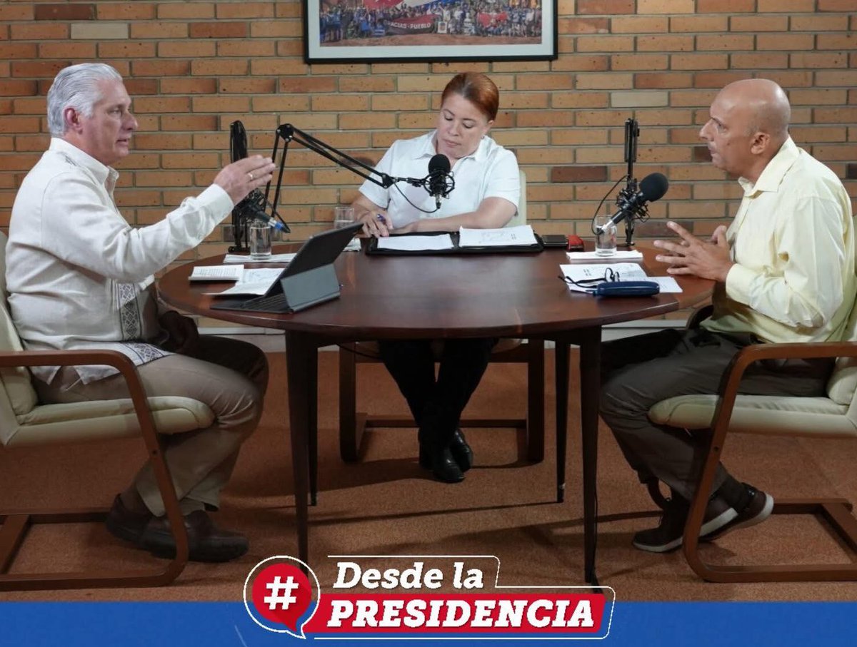 CubAlejandrita's tweet photo. #Etecsa informa #DesdeLaPresidencia los desafíos que enfrenta la empresa para fortalecer y expandir los servicios de telecomunicaciones.
#UnidosXCuba evitaremos un colapso tecnológico.
https://t.co/PcwnSXum9M https://t.co/bmBAnnPd4t