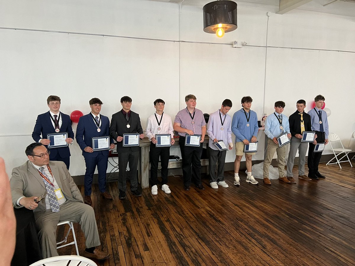 Congrats to Aiden Bowerman, Cody Hyney and Everett Clarke who were our male nominees for the 1st annual Montgomery County Student-Athlete Association Athlete of the Year!