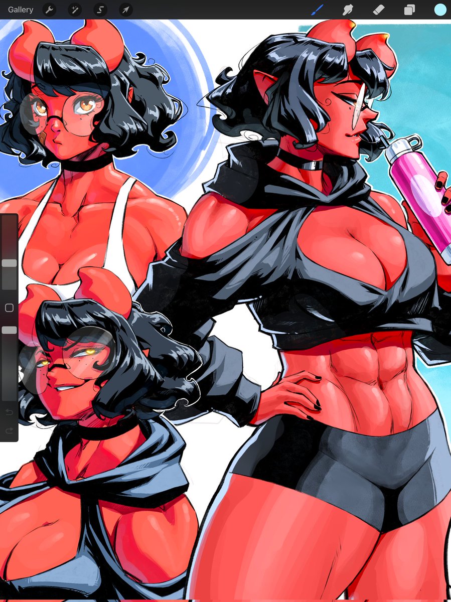 JGeorgeDrawz's tweet image. Some Maggie stuff I've been working on on the side!