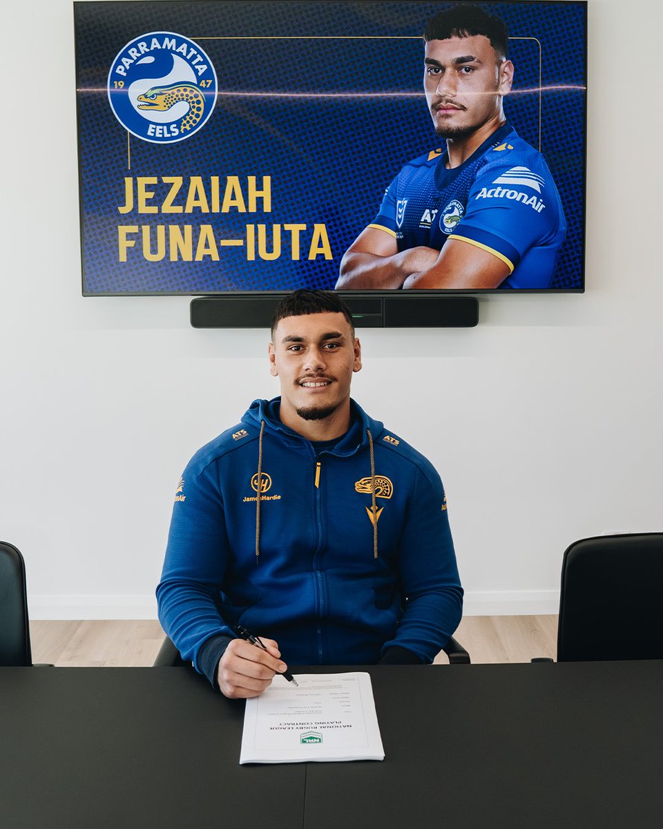Pathways products William Latu and Jezaiah Funa-Iuta have extended their contracts until 2027, where they will both join the NRL Top 30 squad during that season 🙌 

Read more here 👉 eels.co/43OXIts 

#PARRAdise