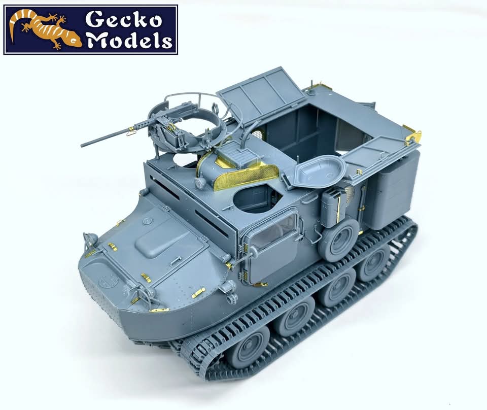 ModelscaleBrig1's tweet image. The new trial mold parts of 1/35 scale US M76 Amphibious Cargo Carrier “OTTER” (Late Production)...
#geckomodels, #35GM0117, #new, #newitem, #plamodel, #plasticmodels, #scalemodels, #modelkits, #modelminiature, #militiarymodels, #scalemodelsworld, #modellbau, #modelismo, #プラモ