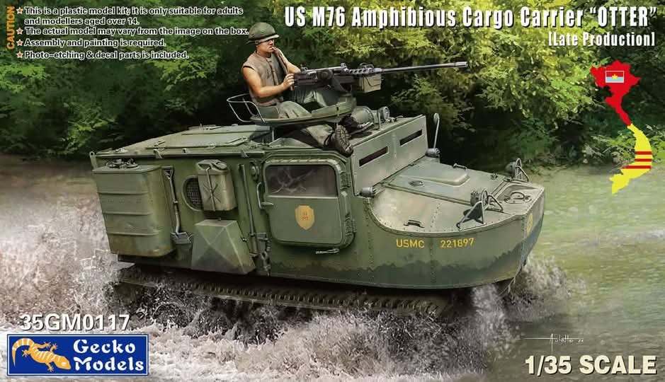 ModelscaleBrig1's tweet image. The new trial mold parts of 1/35 scale US M76 Amphibious Cargo Carrier “OTTER” (Late Production)...
#geckomodels, #35GM0117, #new, #newitem, #plamodel, #plasticmodels, #scalemodels, #modelkits, #modelminiature, #militiarymodels, #scalemodelsworld, #modellbau, #modelismo, #プラモ