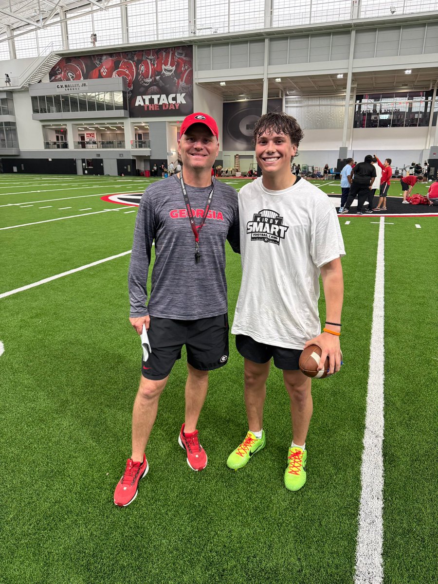 Ralphie Puccinelli 6’3”- 215lbs QB 27’ (@rpooch12) on Twitter photo GREAT time in Athens‼️
I appreciate the invite and opportunity to compete infront of the staff! Look forward to being at a game this fall! #GoDawgs <a href="/KirbySmartUGA/">Coach Kirby Smart</a> <a href="/CoachStreeter/">Brandon Streeter</a> <a href="/ShorneyD/">Shorney Douet</a> <a href="/Dawgs247/">Dawgs247</a> <a href="/DawgNation/">DawgNation</a> <a href="/Rivals/">Rivals</a> @On3Recruits <a href="/undefeatedqbt/">Undefeated Quarterback Training</a> <a href="/CoachSexton16/">Coach Malik Sexton Sr.</a> <a href="/Recruit_GAFB/">Glen Allen Football Recruiting</a> GREAT time in Athens‼️
I appreciate the invite and opportunity to compete infront of the staff! Look forward to being at a game this fall! #GoDawgs <a href="/KirbySmartUGA/">Coach Kirby Smart</a> <a href="/CoachStreeter/">Brandon Streeter</a> <a href="/ShorneyD/">Shorney Douet</a> <a href="/Dawgs247/">Dawgs247</a> <a href="/DawgNation/">DawgNation</a> <a href="/Rivals/">Rivals</a> @On3Recruits <a href="/undefeatedqbt/">Undefeated Quarterback Training</a> <a href="/CoachSexton16/">Coach Malik Sexton Sr.</a> <a href="/Recruit_GAFB/">Glen Allen Football Recruiting</a>